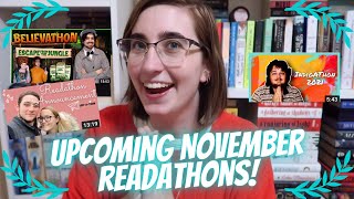 ⭐️November Readathons 17 Readathons Happening in November⭐️ [upl. by Eiramasil]