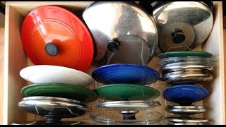 9 Genius Ways to Finally Organize Pot Lids – Womans Day [upl. by Cimah]