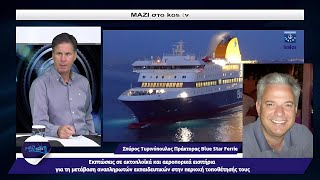 ΤΥΡΙΝΟΠΟΥΛΟΣ  Dodekanisos Seaways μέχρι τέλος Οκτώβρη και περιμένουμε amp Blue Star Ferries έως 1611 [upl. by Mieka]