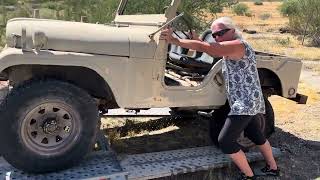 Desert Military Vehicle find—a Willys Jeep [upl. by Ainig]