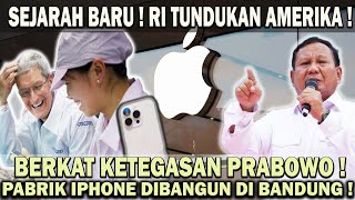 PERTAMA DALAM SEJARAH INDONESIA TUNDUKAN AMERIKA❗️PRABOWO SUKSES LIBAS APPLE 😱 DUNIA KAGUM PADA RI [upl. by Enicar]