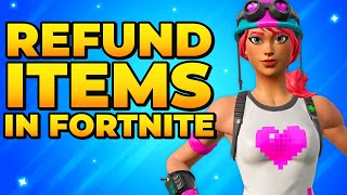 How to Refund Skins and Emotes in Fortnite [upl. by Novyart780]