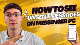 How To See Unsent Messages On Messenger PC 2024 [upl. by Doubler405]