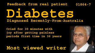 Diabetes RecentlyDiagnosedWithDiabetes Discussion with Real patient  Health018647 [upl. by Nabi]