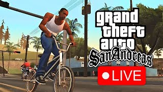 Gta San Andreas  Gameplay Sem codigos AO VIVO [upl. by Lexine]