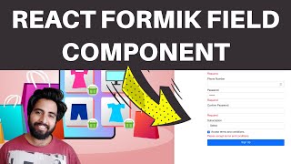 React Formik Tutorial Part6  Formik Field Component  Formik Form Field Component Explained [upl. by Ronyam]