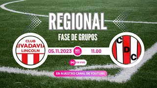 RIVADAVIA LINCOLN VS COLONIAL FERRE  TORNEO REGIONAL AMATEUR  FECHA 2  ZONA 10 [upl. by Yenroc]