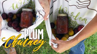 Plum Chutney Canning Recipe [upl. by Sherborn]