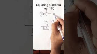 Squaring numbers near 100 maths mathstricks [upl. by Simsar]