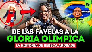 HISTORIA de REBECA ANDRADE Venció a SIMONE BILES y es la REINA de la GIMNASIA de PARÍS 2024  Depor [upl. by Naxela946]