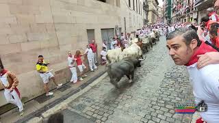 Da Pamplona per lEncierro  Festa di San Firmino 2024 [upl. by Rochus]