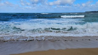 Hawaii Kauai Day 8 🌺 🇺🇲  Waves 🌊 пляж Brenneckes Beach [upl. by Menedez291]