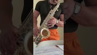 Outburst for unaccompanied ALTO SAXOPHONE by Chris Evan Hass saxophone sax music [upl. by Elinet723]