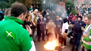 The Youngster First Flaming Tar Barrels 2024 Ottery St Mary [upl. by Lav]