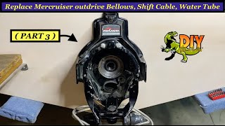 Replace Mercruiser alpha one gen 12 outdrive bellows  PART 3 [upl. by Zuzana495]