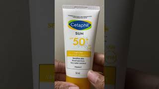 Cetaphil sunscreen SPF 50 review sunscreen cetaphil [upl. by Craig]