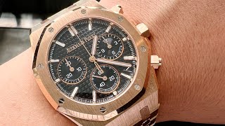 50th Anniversary Audemars Piguet Royal Oak Chronograph – Reference no 26240OR [upl. by Cecilius]