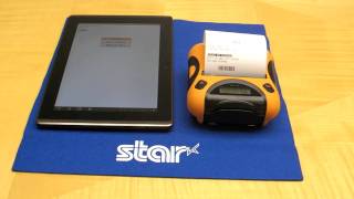 Tablet printer  Star SMT300 wifi Portable Printer with Android Tablet [upl. by Lavern]