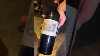 Opening a Château Lafite Rothschild from 1928 🍷wunderbrunnenopfikon juanluisbiedma winedavide [upl. by Yrak]