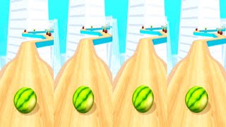 Going Balls Challenge Four Ball 877 881Hard Levels Speedrun Android Gameplay [upl. by Samalla846]