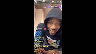 Ant Glizzy Goes Live On TikTok 😂😂😂 Hilarious [upl. by Leahcym]