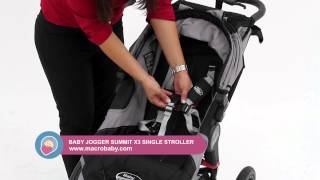 MacroBaby  Baby Jogger Summit X3 Single Stroller [upl. by Aloysius]