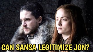 Is it possible for Sansa Stark to legitimize Jon Snow [upl. by Prinz]