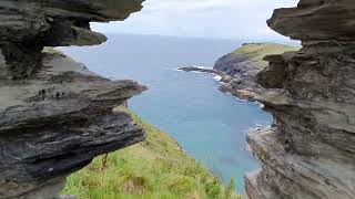 views from Tintagel castle Cornwall 27th July 2024 [upl. by On72]