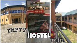 UNILORIN EMPTY HOSTEL ROOM TOUR Inside Charis Hostel 2022 [upl. by Nahshunn]