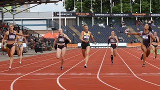 Femke Bol Lieke klaver Tasa Jiya • Womens 200m • FINAL • Dutch Athletics Championships 🇳🇱 3006 [upl. by Friedlander353]