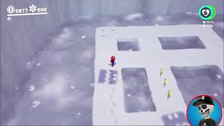 Super Mario Odyssey Guide Snow Kingdom Power Moon  45 [upl. by Fallon]