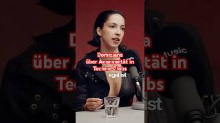 domiziana1 über Anonymität❗️ domiziana arianejati deutschrap interview techno [upl. by Ylen]