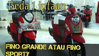 Review yamaha fino grande dan fino sporty [upl. by Ilse]