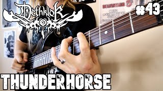 quotThunderhorsequot Dethklok guitar cover  Quarantine Covers [upl. by Adlecirg]