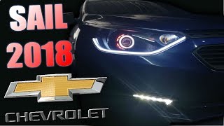 CHEVROLET SAIL 2018 RETROFIT HEADLIGHTS MODIFICADOSINSTALACION NEBLINERO DRL LED [upl. by Eiramik]