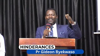 240505M Hinderances  Bro Gideon Byekwaso  Pastor Speckled Bird Ministries [upl. by Lahcym]