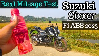 Suzuki Gixxer Fi ABS Mileage Test  Partho Ghosh [upl. by Huntley191]