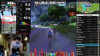 WTRL Zwift Racing  Team Time Trial with Kaboom Cycling Madness on Mayan Sanremo in Watopia [upl. by Orton]