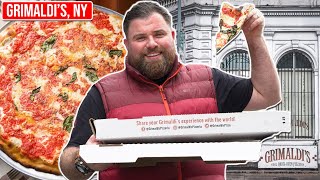 Grimaldis Pizza Review  Famous Pizzeria Under The Brooklyn Bridge [upl. by Collin]