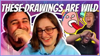 Sidemen  The WORST Sidemen drawings ever seen on YouTube Gartic Phone  Eli and Jaclyn REACTION [upl. by Nylekcaj]