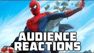 SpiderMan HomeComing SPOILERS Audience Reactions  July 7 2017 [upl. by Ggerk700]