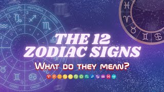 The 12 Zodiac Signs What Each Sign Reveals About You [upl. by Brower]