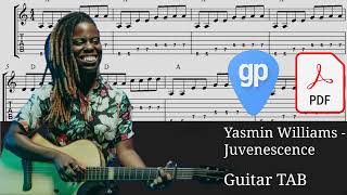 Yasmin Williams  Juvenescence Guitar Tabs TABS [upl. by Hait474]