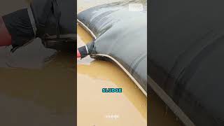 The person who invented the geotextile dewatering bag is truly a genius [upl. by Aicnarf]