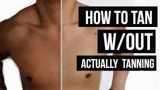 HOW TO GET SUPER TAN WITHOUT ACTUALLY TANNING  JAIRWOO [upl. by Codel783]