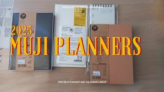 muji horizontal and view at once 2025 planner and calendar  travelers notebook accordion [upl. by Baiel89]