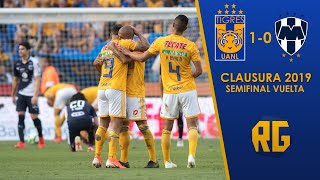 Semifinal Tigres vs Monterrey 10 Liguilla Clausura 2019 MX [upl. by Alih]