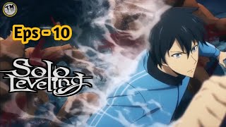 Solo Leveling  Ep 10 hanya berdua saja  alur anime [upl. by Ymarej357]