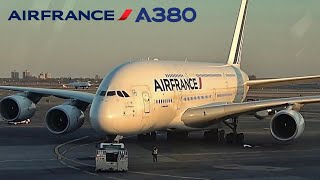 Upper Deck 🇺🇸 New York JFK  Paris CDG 🇫🇷 Air France Airbus A380 FULL FLIGHT REPORT [upl. by Zoba]