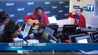 Didier Super  Cest la droite et la gauche Live Europe 1 [upl. by Alyam]